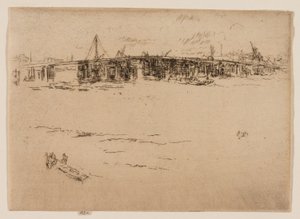Old Battersea Bridge, No. 2 by James Abbott McNeill Whistler