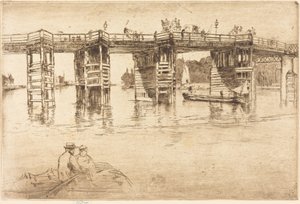 Old Putney Bridge by James McNeill Whistler