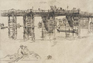 Old Putney Bridge by James McNeill Whistler