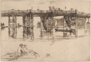 Old Putney Bridge by James McNeill Whistler