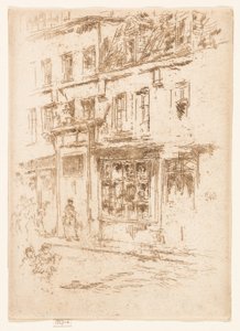 Petite Rue au Beurre, Brussels by James Abbott McNeill Whistler