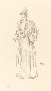 Portrait Study: Miss Charlotte R. Williams by James Abbott McNeill Whistler