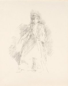 Portrait of a Young Woman Wearing a Hat [Miss Seaton] by James Abbott McNeill Whistler