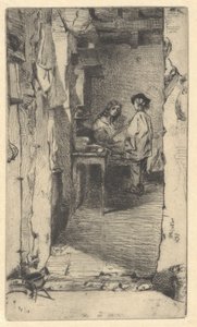 Rag Pickers, Quartier Mouffetard, Paris by James Abbott McNeill Whistler