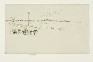 Railway-Station, Voves by James Abbott McNeill Whistler