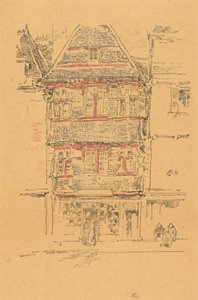 Red House, Paimpol by James McNeill Whistler