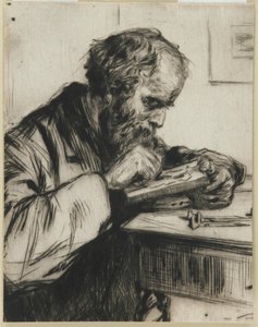 Riault (The Wood Engraver) by James Abbott McNeill Whistler