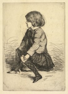 Seymour Haden Jr., Seated by James McNeill Whistler
