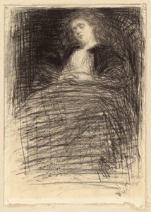 Sleeping Woman by James Abbott McNeill Whistler
