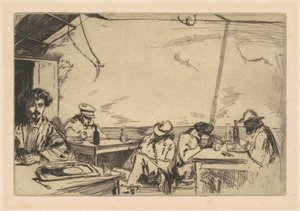 Soup at Three Sous by James Abbott McNeill Whistler