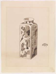 Square Canister with Expanding Neck