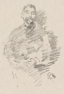 Stéphane Mallarmé by James McNeill Whistler