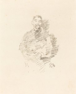 Stéphane Mallarmé by James Abbott McNeill Whistler