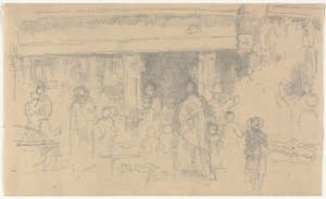 Street Scene by James McNeill Whistler