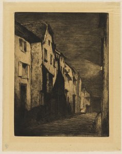 Street at Saverne by James Abbott McNeill Whistler