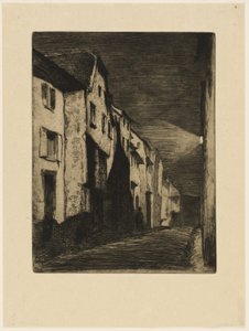 Street at Saverne by James Abbott McNeill Whistler