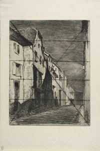 Street at Saverne by James Abbott McNeill Whistler