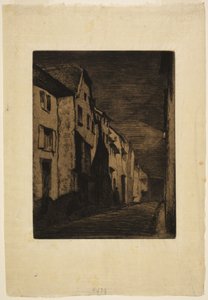 Street at Saverne by James McNeill Whistler
