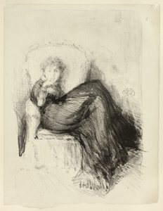 Study: Maud Seated by James Abbott McNeill Whistler