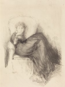 Study: Maude Seated by James McNeill Whistler