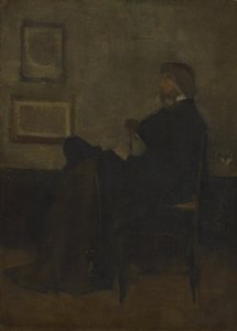 Study for "Arrangement in Grey and Black, No. 2: Portrait of Thomas Carlyle"