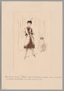 Study for "The Blue Girl: Portrait of Miss Elinor Leyland"