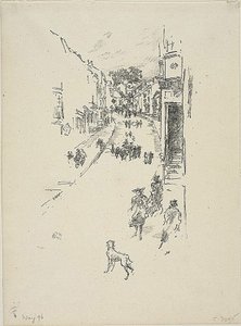 Sunday, Lyme Regis by James Abbott McNeill Whistler
