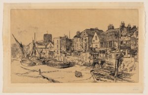 The "Adam and Eve," Old Chelsea by James Abbott McNeill Whistler