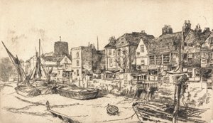 The Adam and Eve Tavern, Old Chelsea by James Abbott McNeill Whistler