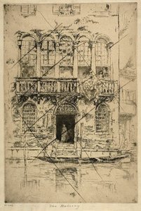 The Balcony by James Abbott McNeill Whistler