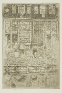The Embroidered Curtain by James Abbott McNeill Whistler