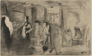The Forge by James Abbott McNeill Whistler