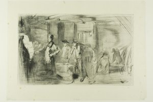 The Forge by James Abbott McNeill Whistler