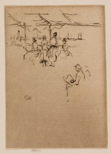 The Landing Stage, Cowes by James Abbott McNeill Whistler