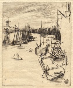 The Little Rotherhithe by James Abbott McNeill Whistler