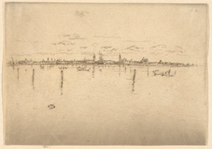 The Little Venice, from the First Venice Set (Venice, A Series of Twelve Etchings) by James Abbott McNeill Whistler