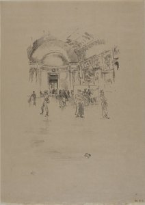 The Long Gallery, Louvre by James Abbott McNeill Whistler