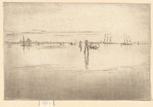The Long Lagoon, from the Second Venice Set (A Set of Twenty-six Etchings) by James McNeill Whistler