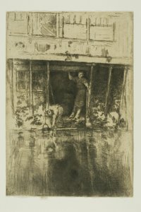 The Pierrot by James Abbott McNeill Whistler