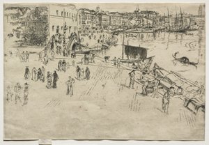 The Riva, No. 1 by James McNeill Whistler