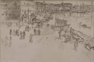 The Riva, No. 1 by James McNeill Whistler