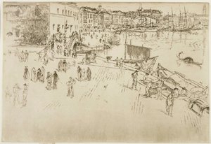 The Riva, No. 1 by James McNeill Whistler