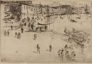 The Riva, No. 2 by James Abbott McNeill Whistler