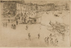 The Riva, No. 2 by James Abbott McNeill Whistler