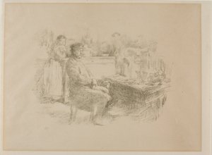 The Shoemaker by James Abbott McNeill Whistler