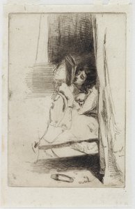 The Slipper by James Abbott McNeill Whistler