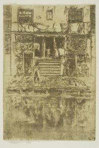 The Steps, Amsterdam by James Abbott McNeill Whistler