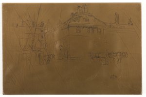 The Temple by James Abbott McNeill Whistler