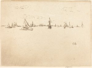 The Turret-Ship by James Abbott McNeill Whistler