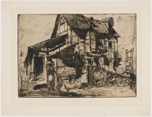 The Unsafe Tenement. One of the Twelve Etchings from Nature. (The French Set) by James Abbott McNeill Whistler
